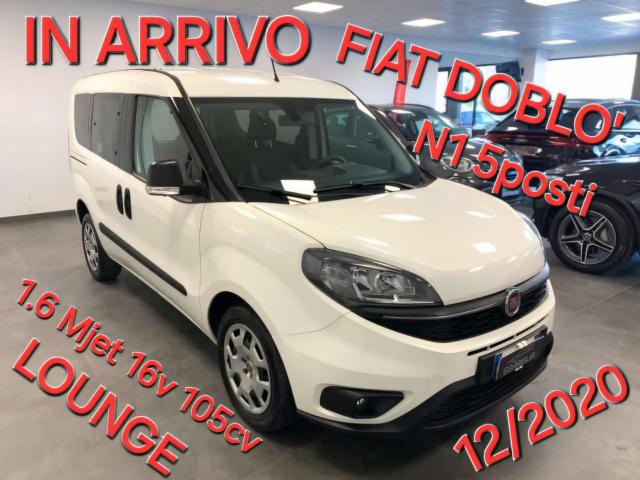 FIAT DOBLO' COMBI N1 5POSTI 1.6 Mjet 105cv fine 2020